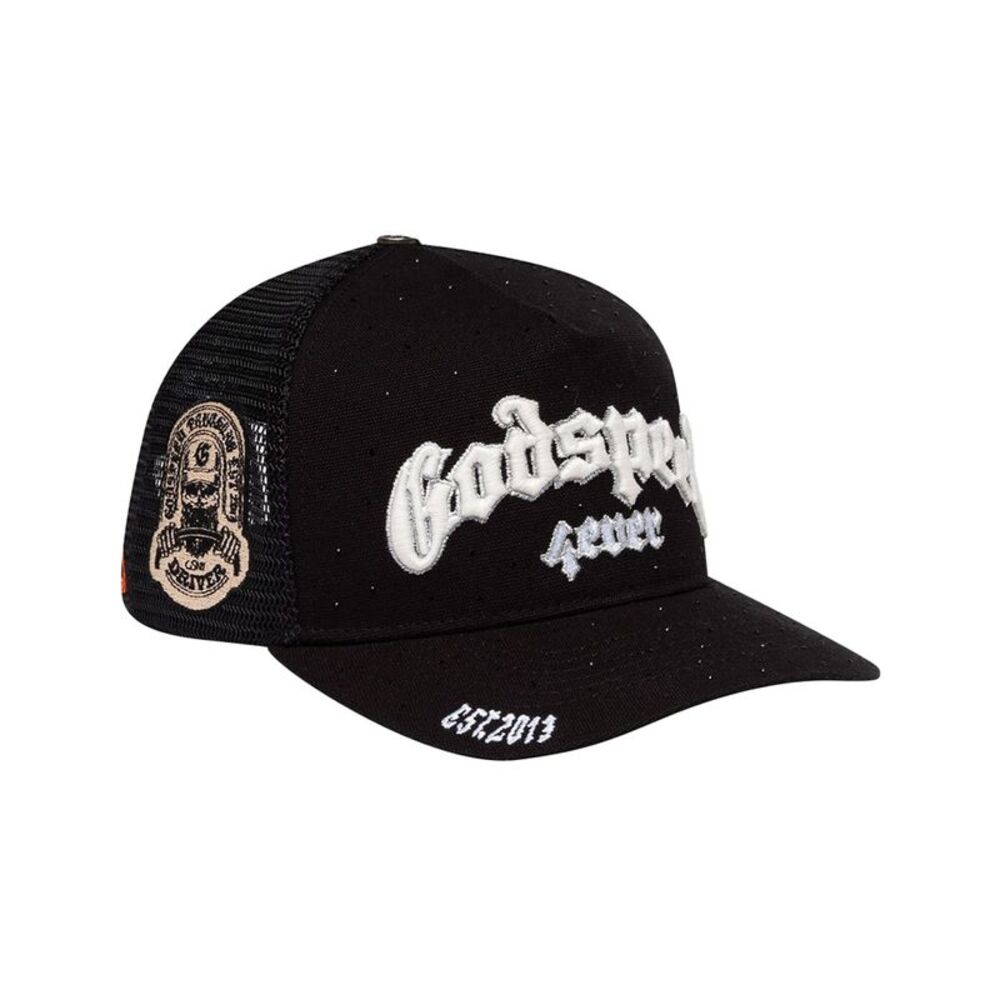 Godspeed Trucker Hat Forever VVS OG Rhinestone Unisex Black FOREVER VVS